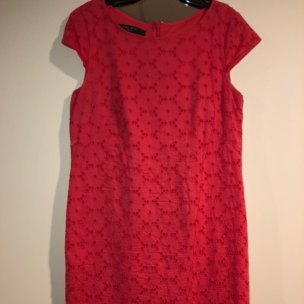 Pink Nine West Flowery Dress